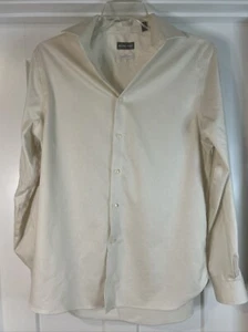 Men's Dress Shirt Michael Kors Size Large 16 34/35 Slim Fit Airsoft Stretch - Picture 1 of 6