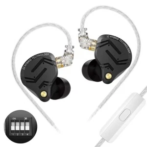 KZ ZS12 PRO X in Ear Monitor Headphones 1DD+5BA HIFI Stereo Sound Wired Earbu... - Photo 1 sur 7
