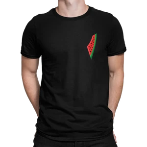 Palästina Wassermelone Herren T-Shirt - Bild 1 von 18