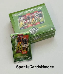 2005 Press Pass HOBBY Football Pack (1) - Possible Aaron Rodgers Auto Rookie RC - Picture 1 of 2