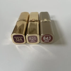 3pcs NEW L'Oreal Colour Riche Lipstick Sets #124 , #825 , #843 - Picture 1 of 10