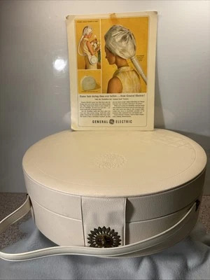 Estuche de transporte secador de pelo con capó suave Medallion General Electric Deluxe funciona como nuevo Foto 1 de 4