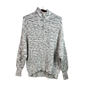 Offline by Aerie Sweater Womens Small Chillside Quarter Zip Pullover Oversized - Picture 1 of 10