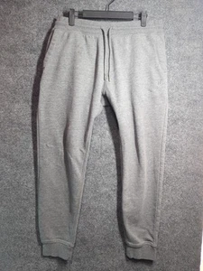 Hurley Jogger Sweatpants Men's Large Drawstring Pocket Logo Heathered Gray - Imagen 1 de 7