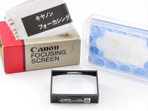 Canon Focusing Screen L Type B for F-1 w/Box,Instructions Near Mint From Japan - Picture 1 of 20