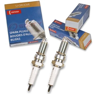 2 pc Denso Standard U-Groove Spark Plug for Triumph Thruxton 2005-2010 Tune id - Picture 1 of 5