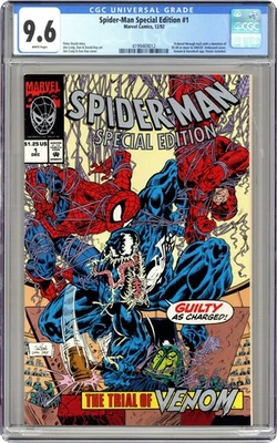 Spider-Man Edición Especial Trial of Venom UNICEF #1 CGC 9.6 1992 4199469012 Foto 1 de 2