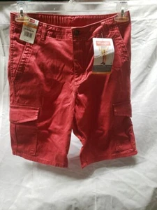 New WRANGLER boys shorts Salmon Cargo pocket straight Size 16 regular - Picture 1 of 9