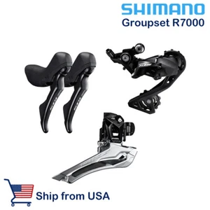Shimano 105 R7000 11 Speed 3pcs Groupset Front Rear Derailleur Brake Lever Set - Picture 1 of 4