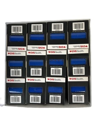 CVS HEALTH 12 Rolls Tape Elastic Therapy Athletic Royal Blue Kinesthetic 240 strips 2X9.8"