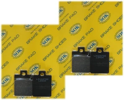 ALMOFADAS DE FREIO DIANTEIRAS adequadas para PIAGGIO VESPA MP3 125 250 300 400 500 2006-2014 Yourban - Imagem 1 de 2