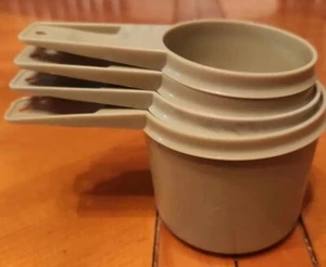 Tappi di misura vintage Tupperware - Set di 4 pezzi - Verde - Foto 1 di 6