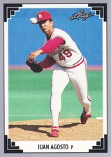 1991 Leaf Baseball #404 Juan Agosto St. Louis Cardinals