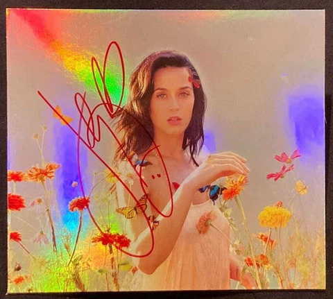 KATY PERRY BAND SIGNED AUTOGRAPH CD ART CARD PRISM Cover