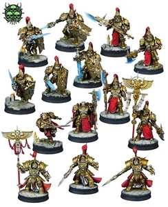 Warhammer 40k COMBAT PATROL: ADEPTUS CUSTODES 10º - Juego de caja pintada por comisión - Imagen 1 de 12