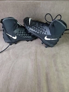 NEW Nike Force Savage Varsity II AQ8155 Mens 10 Black Football Cleats S82 - Picture 1 of 9