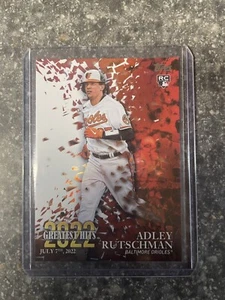 2023 Topps Series 1 Adley Rutschman #22GH-23 2022 Greatest Hits Rookie Orioles - Picture 1 of 2