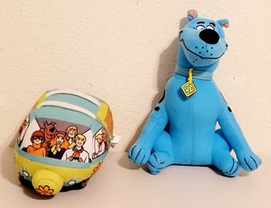 Blue Scooby Doo and The Mystery Machine Van Stuffed Plush Toy Factory 8" - Picture 1 of 8