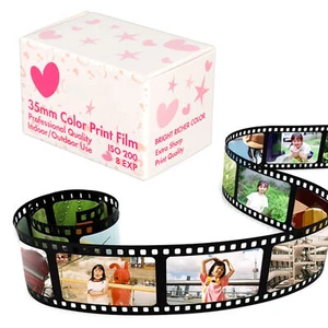 8 PCS 35mm Color Print Film ISO 200 High Saturation HD Camera Negative Film NEW - Picture 1 of 24