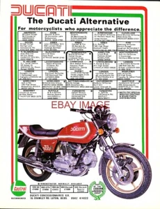 1978 Advert for DUCATI 900cc Motorcycle Vintage Original Castrol Print Ad 730M - Picture 1 of 1