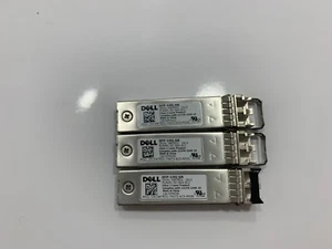 0WTRD1 3x Dell 10GBase-SR SFP+ Fibre Channel 850nm Tranceiver - Picture 1 of 1