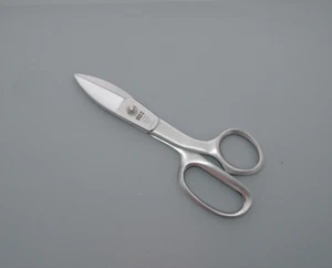 Heavy Duty Schwere Starke Profi Industrieschere Bodenlegerschere Leder verchromt - Bild 1 von 6
