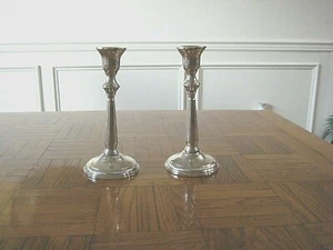 PR. VINTAGE COLUMBIA STERLINGSILBER KERZENLEUCHTER - Bild 1 von 6