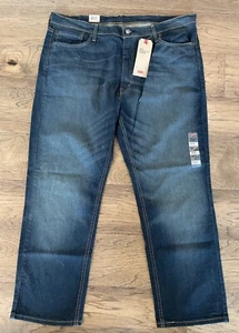 Levi’s NUEVO CON ETIQUETAS Hombre’s 541 42X30 Atlético Cónico Jeans Lavado Oscuro - Imagen 1 de 12