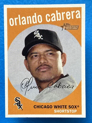 2008 Topps Heritage Orlando Cabrera #114 - Image 1 of 2