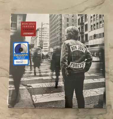 Bon Jovi - Forever - Limited Blue & Clear Split Vinyl new Sealed - Image 1 of 3