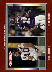2006 Topps Total Red Vikings Football Card #345 Troy Williamson/Jim Kleinsasser