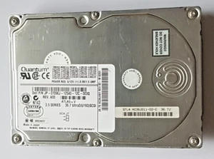 36.7GB Quantum Atlas V XC36J461 7200rpm Ultra3(U160) SCSI 80pin 3,5 " Hard Drive - Picture 1 of 1