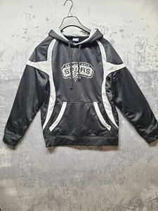 NBA San Antonio Spurs Baloncesto Negro Sudadera con Capucha Para Hombres LG Pullover Sudadera con Capucha - Imagen 1 de 13