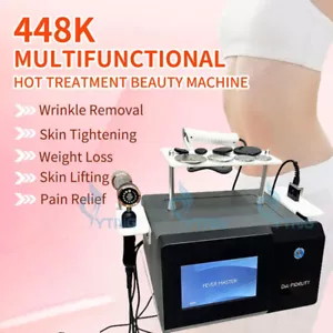 Máquina facial de radiofrecuencia facial CET RET tecar 448khz monopolar RF cara y cuerpo - Imagen 1 de 9