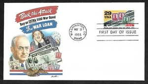 #2765g  29c WWII-1943: Bonds and Stamps aid war effort- Fleetwood FDC - Picture 1 of 2
