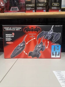 Juego de vehículos de triple acción Batman y Robin 1997 NOS - Imagen 1 de 1