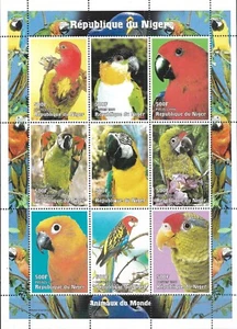 NIGER - 1998 MNH "Birds Of The World - PARROTS" Souvenir Sheet !!!!!!! - Picture 1 of 1