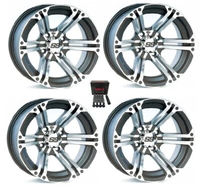 ITP SS212 ATV Wheels/Rims Machined 12" Honda Foreman Rancher SRA - Image 1 of 3