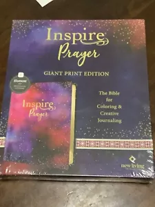 Inspire PRAYER Bible Giant Print NLT, Filament Enabled New Sealed - Picture 1 of 3