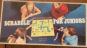 Scrabble Kreuzworträtsel Spiel für Junioren 1968 Ausgabe, KOMPLETT Vintage Nr. 18 Ausgabe 3 - Bild 1 von 11