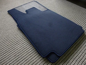 $$ Alfombrillas lengenfelder para BMW E12 Serie 5 + AZUL Terciopelo + ANTIDESLIZANTE + NUEVAS $$$ - Imagen 1 de 4