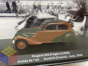 Coche Militar PEUGEOT 402 B LEGERE - Segunda Guerra Mundial WWII - Escala 1/43 - Imagen 1 de 6
