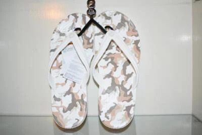 Chanclas Crocs Crocband camufladas 205943-94S blancas/marrones nuevas con etiquetas Foto 1 de 2