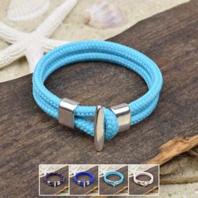 ❦ Armband ASTA | Segeltau | 5 mm | Slider | Knebelverschluss | 07 ❦ - Bild 1 von 3