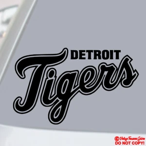 DETROIT TIGERS VINYL DECAL STICKER CAR REAR WINDOW BUMPER MLB BASEBALL TEAM LOGO - Picture 1 of 6