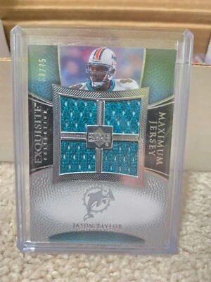 2007 Exquisite Maximum Jersey #XXL-JA Jason Taylor #ed 50 / 75 - Image 1 of 2
