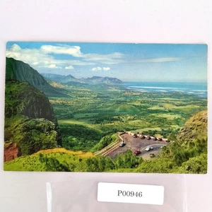 Nuuanu Pal Oahu Hawaii 1960s Postcard 1965 Mountain Pass Aerial View Nani Li'i - Picture 1 of 2