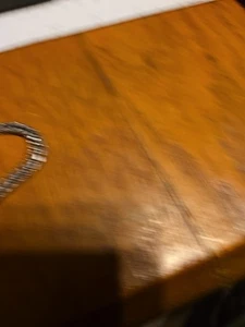 Cuban Style Bracelet Sterling Silver Rhodium Finnish 8inch 6mm Lobster Clasp - Picture 1 of 5