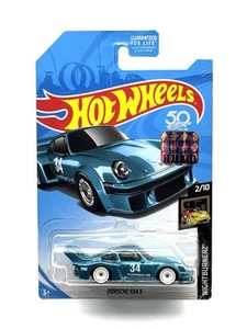2018 Hot Wheels Factory Sealed Super Treasure Hunt Porsche 934.5 50th 2/10 Blue - Picture 1 of 10