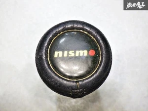 Logo antiguo!! Hinomaru NISMO MT Pomo de cambio envuelto en cuero M10 x 1.25 Nissan - Imagen 1 de 24